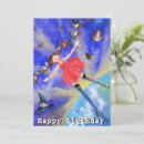 Recherche de oiseaux en vol invitations Bleu