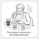 Recherche de la grèce antique autocollants Philosophe