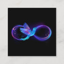 Recherche de colibri bleu cartes visite Violet