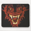 Recherche de dragon rouge tapis souris Mythe