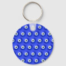 Zoek naar kwaad oog sleutelhangers Blauw