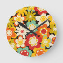 Recherche de vives horloges Fleurs