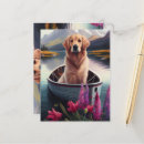 Recherche de golden retriever cartes postales Été