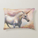 Recherche de licorne rose coussins Illustration