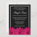 Recherche de gerbera rose invitations Noir