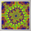 Recherche de vert bleu orange art Fractal