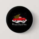 Recherche de noël vintage badges Rouge