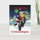 Zoek naar motorfiets kerstman kaarten Kerstmis