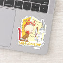 Recherche de lapin de bande dessinée autocollants Drôle