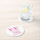 Recherche de le jour valentine de dessous de verres Rose