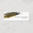 Recherche de brosse mini cartes visite Noir