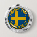Recherche de la suède badges Pays