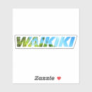 Recherche de waikiki autocollants Plage de waikiki