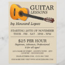 Recherche de guitare prospectus Musique