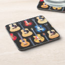 Recherche de guitare dessous de verres Fleurs