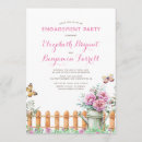 Recherche de garden fiançailles invitations Floral