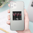 Recherche de cocktail martini autocollants Rose