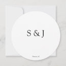 Recherche de cercles invitations Minimaliste