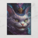 Recherche de cheshire chat cartes postales Chaton