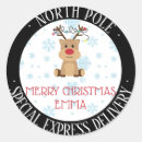 Recherche de pôle nord autocollants De santa claus