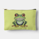 Recherche de grenouille cosmétiques pochettes Vert