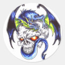 Recherche de tatouage de dragon autocollants Cool