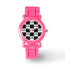 Recherche de checkered montres Noir et blanc