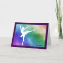Recherche de danse de ballet vœux cartes Silhouette