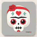 Recherche de crâne sucre dessous de verres Mignon