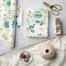 Recherche de vert et blanc papier cadeau Girly