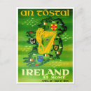 Recherche de carte irlande cartes postales Vert