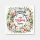 Zoek naar meloenen servetten Girl