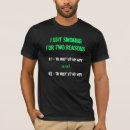 Recherche de tabagisme stoppé tshirts Cigarettes