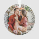 Recherche de monogramme de couronne ornements Newly weds