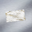 Recherche de marbre blanc moderne cartes visite Élégant