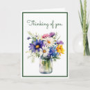Zoek naar waterverf bloemen kaarten Denken aan jou