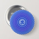Recherche de fleur lotus bleu badges Méditation