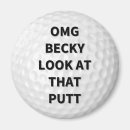 Recherche de golf drôle magnets Humour