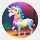 Recherche de licorne blanche autocollants Imaginaire