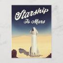 Recherche de vaisseau spatial cartes postales Mars