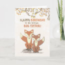 Recherche de renard anniversaire cartes Feuille