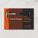 Recherche de travaux de construction cartes visite Charpentier