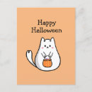 Zoek naar poes briefkaarten Halloween