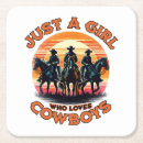 Recherche de cowboy dessous de verres Vache