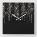 Recherche de diamant bling horloges Étincelant