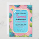 Recherche de natation anniversaire invitations Filles