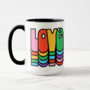 Zoek naar regenboogkleuren mokken Rainbow