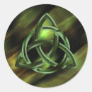 Recherche de noeud celtique autocollants Vert