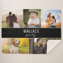 Recherche de sherpa photo blankets Family