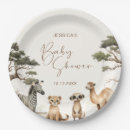 Recherche de baby shower de safari assiettes Nature